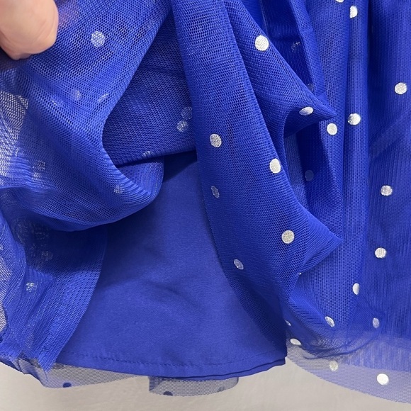 Cat & Jack Girls Hanukkah Star of David Long Sleeve Dress Tulle - 3T - Picture 3 of 11